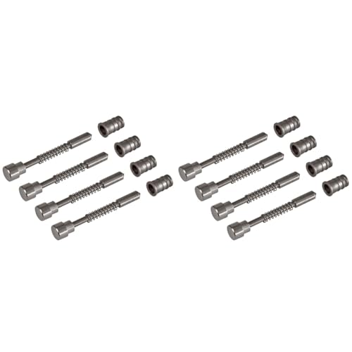 Windhager Federstift-Set für Insektenschutzfenster, Montageset, metallic grau, für Spannrahmenfenster Plus und EXPERT, 03628 (Packung mit 2) von Windhager