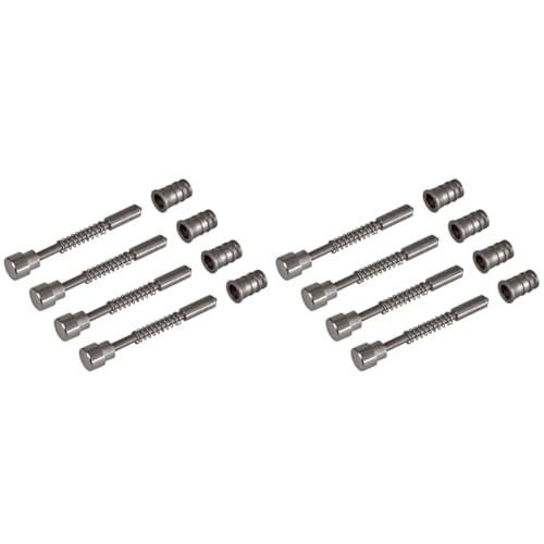 Windhager Federstift-Set für Insektenschutzfenster, Montageset, metallic grau, für Spannrahmenfenster Plus und EXPERT, 03628 (Packung mit 2) von Windhager