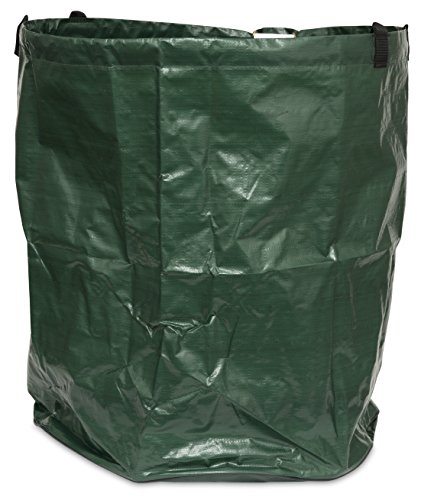Windhager Garten-Bag Garten-Sack, Behälter für Gartenabfälle, Kompostsack, mit Verstärkungsring und Tragegriffen, UV-stabilisiert, abwaschbar, 270 L, 68 x 75 cm, 06393 von Windhager