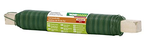 Windhager Gartendraht, Bindedraht, Pflanzendraht, Blumendraht, Wickeldraht, 50m x 0.65mm, Grün Windhager Gartendraht, Bindedraht, Pflanzendraht, Blumendraht, Wickeldraht, 50m x 0.65mm, Grün von Windhager