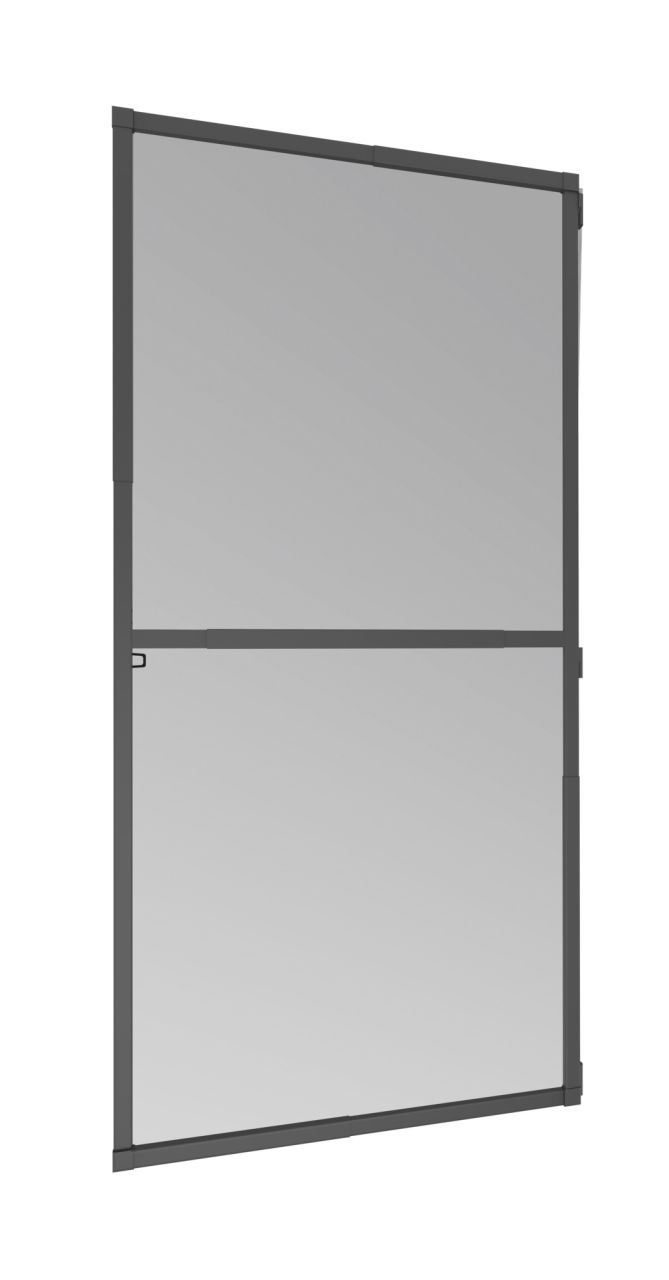 Windhager IS Plus Teleskoptür 100 x 210cm schwarz/anthrazit von Windhager
