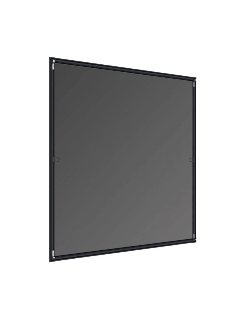 Windhager Fliegenschutz-Fenster Cool 100 x 120 cm schwarz/anthrazit kürzbar von Windhager