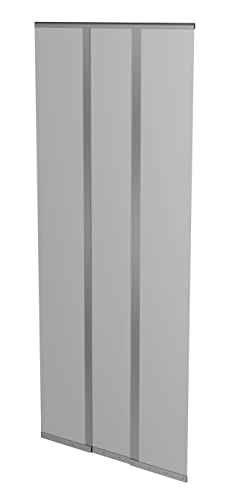Windhager Insektenschutz PLUS Türvorhang Easy Lamellenvorhang Fliegengitter individuell kürzbar, 95 x 220 cm, anthrazit von Windhager