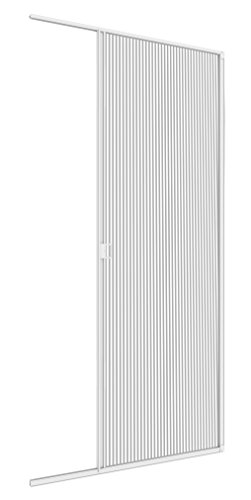 Windhager Insektenschutz Plissee-Tür Expert Fliegengitter Alurahmen für Türen, Selbstbausatz 120 x 240 cm, weiß, 03955 von Windhager