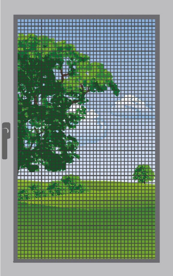 Windhager Insektenschutz-Tür, BxH: 120x600 cm von Windhager