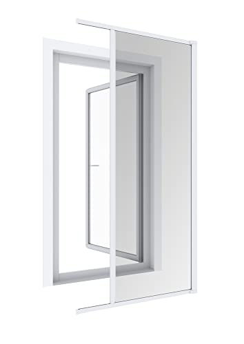 Windhager Plus Insektenschutz Aluminium-Rollo Fliegengitter für Türen, Balkontüren, Selbstbausatz 160 x 225 cm, Weiß, 03894 von Windhager