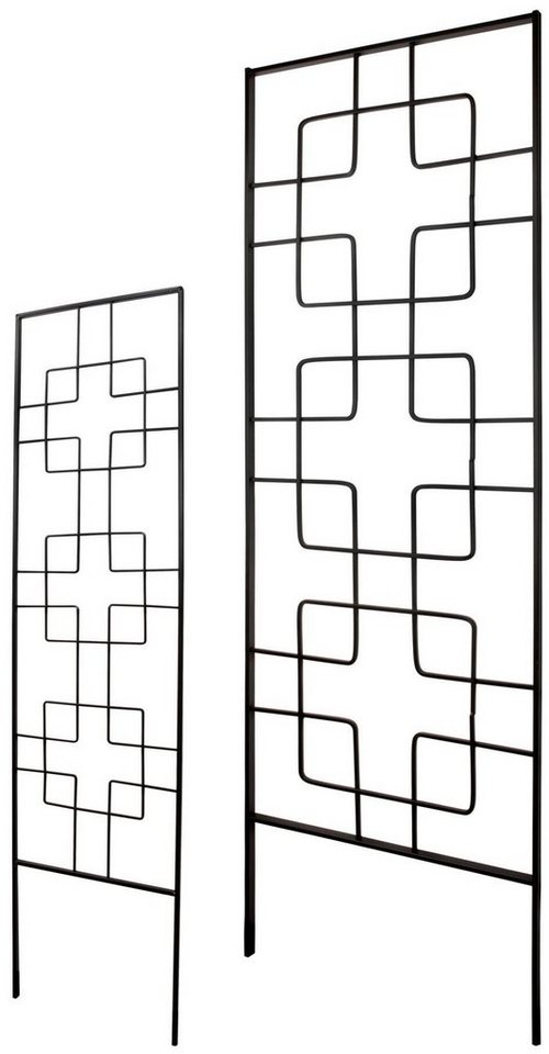 Windhager Rankgitter ZEN, aus schwarz beschichtetem Metall, H: 122 cm Windhager Rankgitter ZEN, aus schwarz beschichtetem Metall, H: 122 cm von Windhager