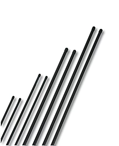 Windhager Stahl-Pflanzstab Set, Stahl-Rankstab, Pflanzenstütze, Rankhilfe, Pflanzstäbe, Tomatenstäbe, Grün, 5 Stück, 120 cm, 89112 von Windhager