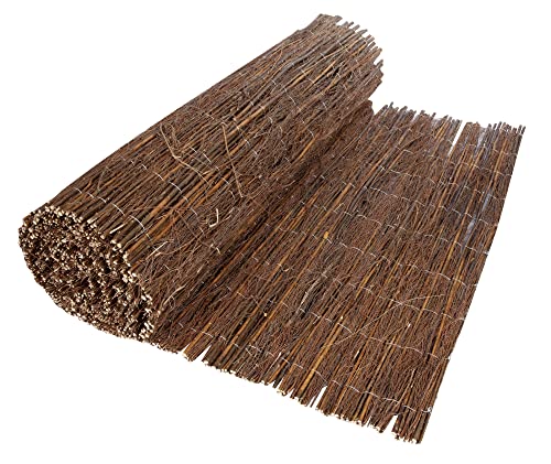 Windhager Sichtschutzmatte Brande de Bruyère ECO, Sichtschutzzaun, Heidekrautzaunmatte für Garten, Balkon und Terrasse, 1,5 x 3m, 06529 von Windhager