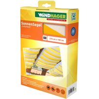 Windhager Sonnensegel, für Seilspannmarkise, inklusive Laufhaken, 2,7x1,4 m Windhager Sonnensegel, für Seilspannmarkise, inklusive Laufhaken, 2,7x1,4 m von Windhager