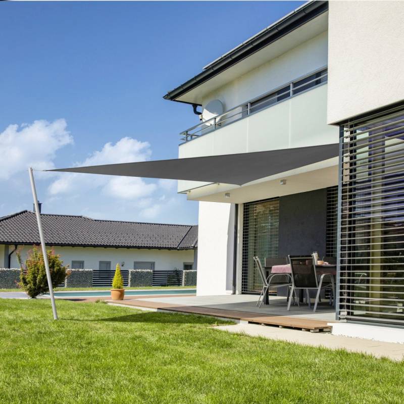 Windhager Sonnensegel Cannes anthrazit 4 x 4 x 4 m von Windhager