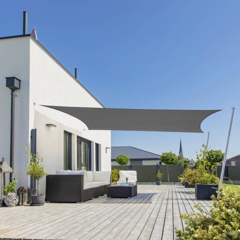 Windhager Sonnensegel Cannes anthrazit 4 x 5 m von Windhager