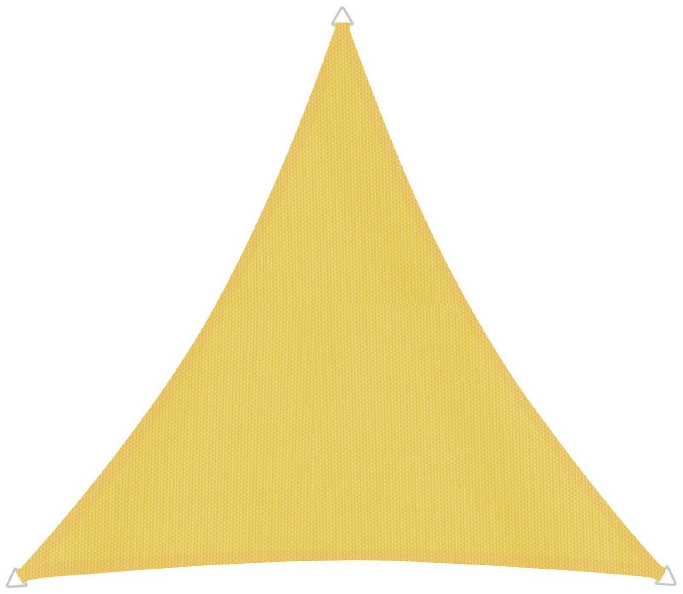 Windhager Sonnensegel Cannes Dreieck, 4x4x4m, gelb von Windhager