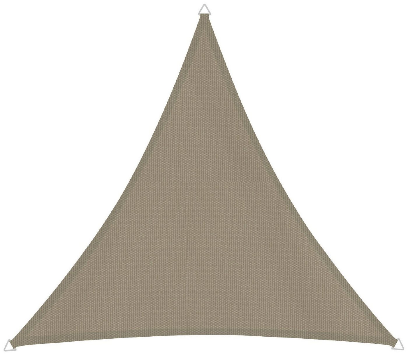 Windhager Sonnensegel Cannes Dreieck, 4x4x4m taupe von Windhager