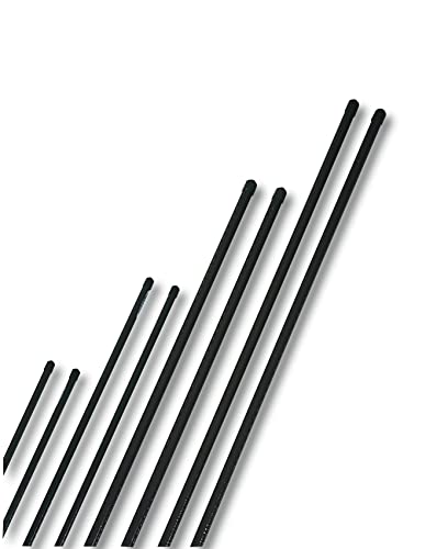 Windhager Stahl-Pflanzstab Set, Stahl-Rankstab, Pflanzenstütze, Rankhilfe, Pflanzstäbe, Tomatenstäbe, Grün, 20 Stück, 150 cm, 89117 von Windhager