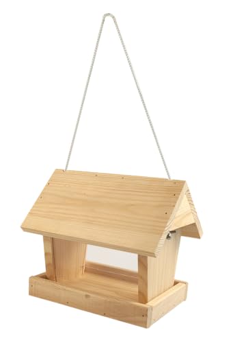 Windhager Vogelfuttersilo-Bausatz Woodpecker, Vogelhaus Futterstation, inklusive Farbset zum Bemalen, 17 x 22 x 19 cm, 06945 von Windhager