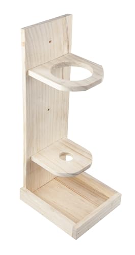Windhager Vogelfutterstation Vino, Vogelhaus, Futterhaus für Vögel, Vogelhäuschen, Vogelfutterstation zum Aufhängen, 07945, Holz von Windhager