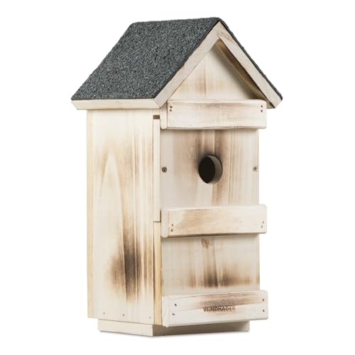 Windhager Vogelnistkasten 3-in-1, Vogelhaus Vogelhäuschen, mit auswechselbaren Frontplatten für Verschiedene Vogelarten, 15 x 16 x 31 cm, 06997, Holz Windhager Vogelnistkasten 3-in-1, Vogelhaus Vogelhäuschen, mit auswechselbaren Frontplatten für Verschiedene Vogelarten, 15 x 16 x 31 cm, 06997, Holz von Windhager