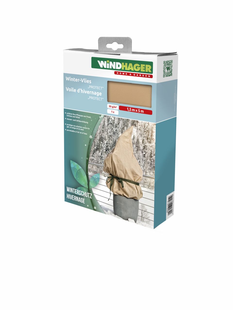 Windhager Winter-Vlies Protect 5 x 1,5 m, beige von Windhager