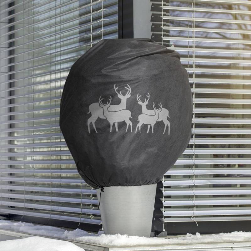 Windhager Wintervlies Windhager Deko-Haube Protect XL 1,1 x 1,1 m, grau von Windhager