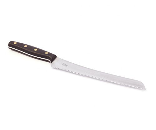 Windmühlenmesser Herder Brotmesser BEIDHÄNDER K B2 POM-schwarz von Windmühlenmesser
