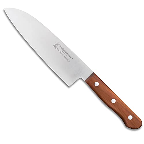 Windmühlenmesser Santoku Lignum 3 nicht rostfrei Pflaume von Robert Herder