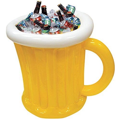 Windy City Novelties Aufblasbarer Bierkrug-Kühler, 58,4 x 48,3 cm von Windy City Novelties