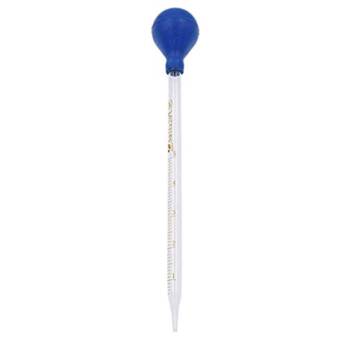 Windy5 5 ml Glas Teilstrich Tropfpipette Lab Dropper Dropping Pipettieren Blauen Gummi-Kopf Pipettierer von Windy5