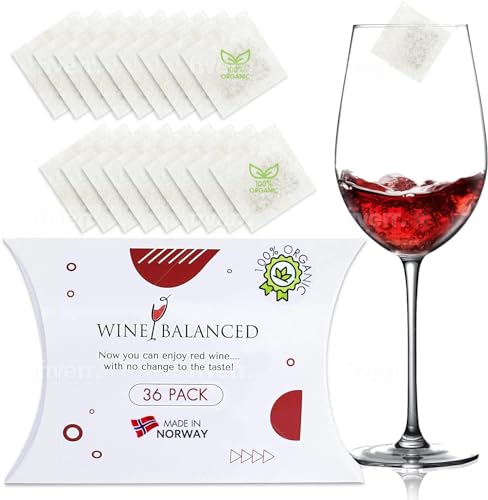 Wine Balanced Wine Balanced-01 Bio-Weinfilter, Papier, rot von Wine Balanced