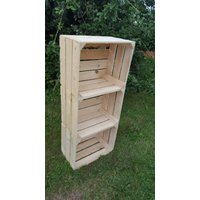 6 X Saubere Apfel-Kisten Aus Holz, Ideale Aufbewahrungsboxen Für Box Display Kisten-Bücherregal-Idee Im Vintage-Bushell-Box-stil von WineBoxesEtc