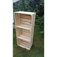 6 X Saubere Apfel-Kisten Aus Holz, Ideale Aufbewahrungsboxen Für Box Display Kisten-Bücherregal-Idee Im Vintage-Bushell-Box-stil von WineBoxesEtc