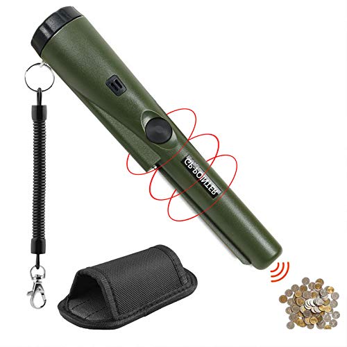 Metalldetektor Pinpointer Tragbar Metallsuchgerät IP66 Wasserdichter Metall PinPointer Metalldetektor Junior Hochempfindlicher 360° Scan Goldmünzen Metallsuchgerät für Goldmünze Hunt Relikte Schmuck von WingFly