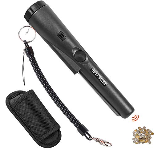 Metalldetektor Pinpointer Tragbar Metallsuchgerät IP66 Wasserdichter Metall PinPointer Metalldetektor Junior Hochempfindlicher 360° Scan Goldmünzen Metallsuchgerät für Goldmünze Hunt Relikte Schmuck von WingFly