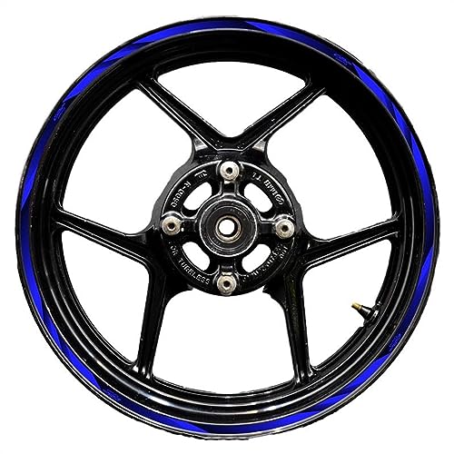 Für CBF1000 Für Cbf 1000 Motorrad Rad Aufkleber Reflektierende Rim Aufkleber 17 "Streifen Band (Color : 2) von WingOt