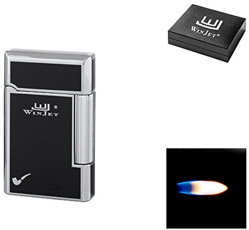 Winjet Premium Pfeiffen - Feuerzeug - Humidor - Chrom glänzend - schwarz von Winjet