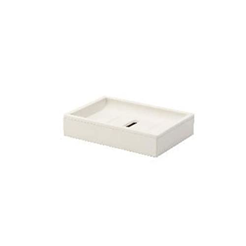 Wink Design FDHDFR Seifendish for Shower and Toilet Transparent Plastic Soap Tray for Shower and Toilet (Farbe: Weiß) von Wink Design