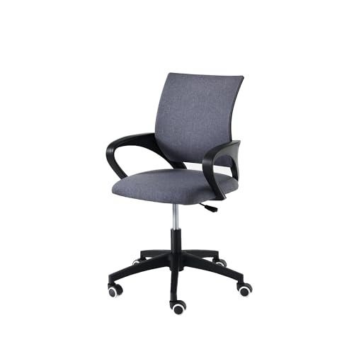 Wink Design Galena Bürostuhl, Metall, Grau, Schwarz, H85/95 x 56 x 56 cm von Wink Design