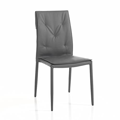 Wink Design Lilian Grey Set mit 4 Stuhl, grau, 44x51xH91 cm von Wink Design