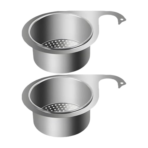 Multifunktionaler Abflusskorb, Edelstahl-Sieb, Schwanensieb, Waschbeckenkorb, Wasserhahn, Hängesieb, Eckfil H6Y7 von Winkeabuy
