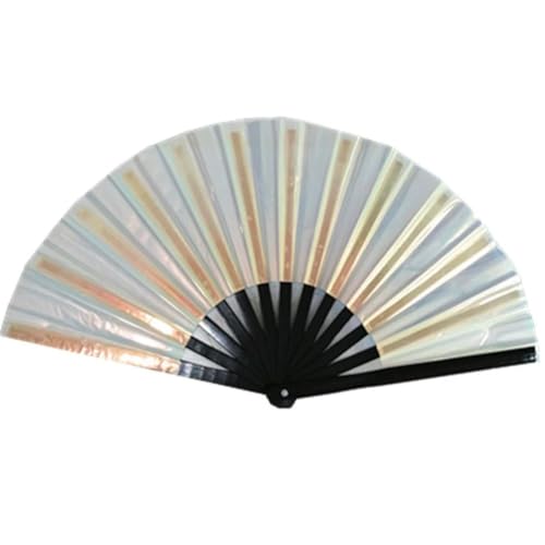 Winkeabuy Großer Rave-faltbarer Handfächer für große chinesische Tai Chi Kung Popping Fu für Line E2G7 Fan Dancing Fans von Winkeabuy