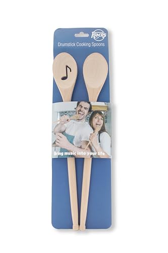 Winkee Rocks - Drumstick Kochlöffel Set I Rockige Kochlöffel & Rührlöffel aus Holz I Cooking Spoon I Cooler Küchenfreund | Topf-Löffel Küche von Winkee Rocks