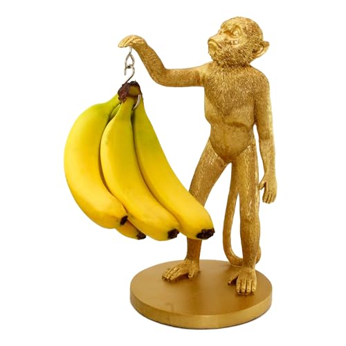 Winkee - Bananenhalter Affe Mikey I Origineller Bananenständer | Obst-Halter in Affenform | Obstständer modern von Winkee