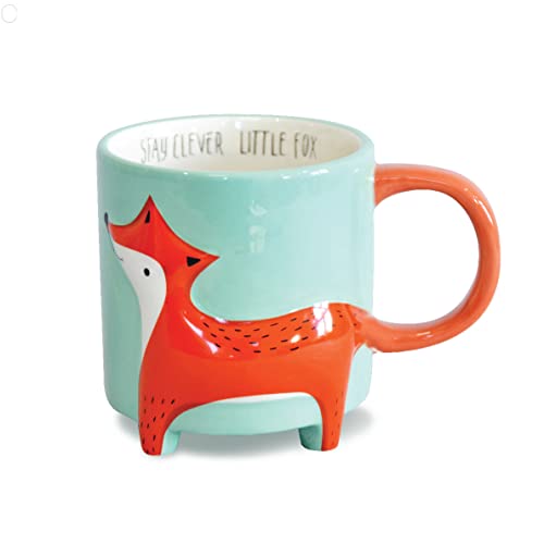 Winkee - Cute Animal Kaffeetassen | Die süße Kaffee-Tasse & Tee-Becher in groß | XXL Tasse ca. 450 ml | Cute Coffee Mug | Geschenk für Geburtstag, Einschulung, Weihnachten, Valentinstag von Winkee