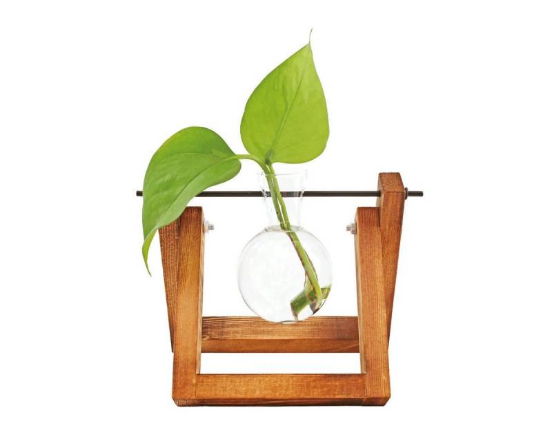 Winkee Gartenpflege-Set Winkee - Hydrovase Lilly, 1x Blumenvase mit Holz-Ständer, Table P Winkee Gartenpflege-Set Winkee - Hydrovase Lilly, 1x Blumenvase mit Holz-Ständer, Table P von Winkee