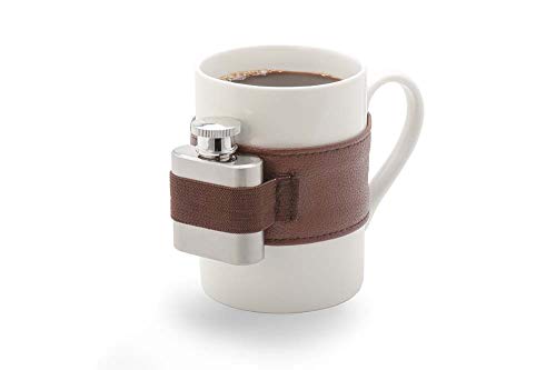 Winkee - Tasse mit Schuss I Kaffee Pott mit Flachmann I Café correcto Becher für besonderen Kaffee I Papa's Kaffeetasse für Herren-Tour von Winkee
