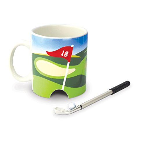 Winkee - Golf Tasse | Der Sport Kaffee Pott für Golf Fans | Kaffeebecher mit Spielfunktion | Papa Kaffeetasse | Mama Kaffeetasse | Geschenk zum Geburtstag, Einschulung, Weihnachten von Winkee