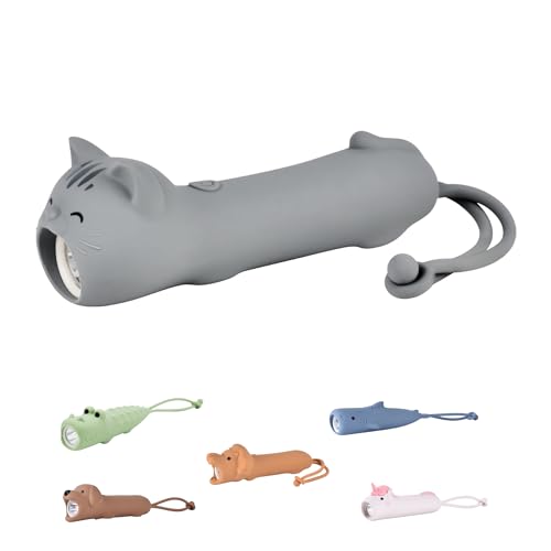 Winkee - Taschenlampe Katze Lea I Kleine Taschenlampe LED aufladbar I Mit Akku I Ca. 12 Stunden Akkulaufzeit Winkee - Taschenlampe Katze Lea I Kleine Taschenlampe LED aufladbar I Mit Akku I Ca. 12 Stunden Akkulaufzeit von Winkee