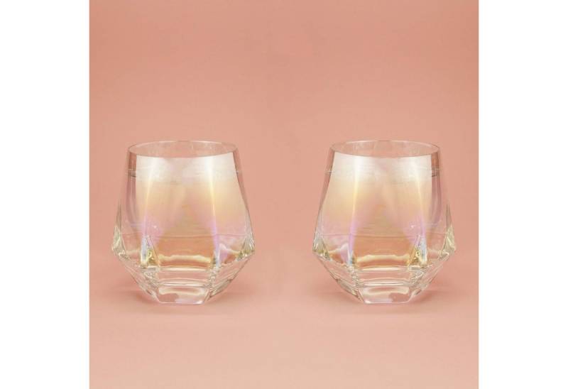 Winkee Whiskyglas Diamant Whiskeygläser im 2er Set von Winkee