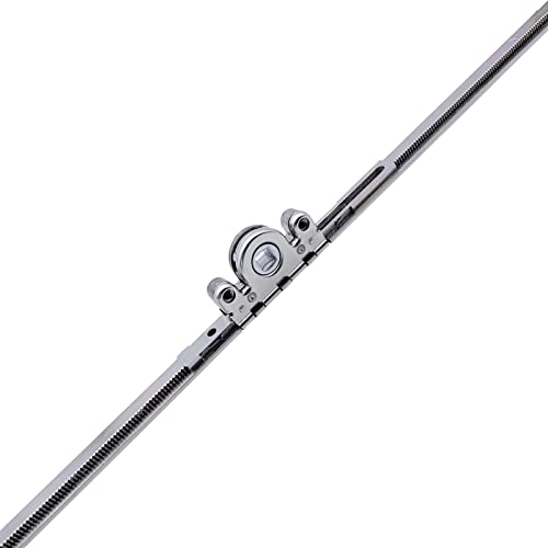 Winkhaus Getriebeschiene GRM 1300/1, Silber, Edelstahl, 1300 mm, Mittiger Griffsitz, Rechts und Links Verwendbar von Winkhaus