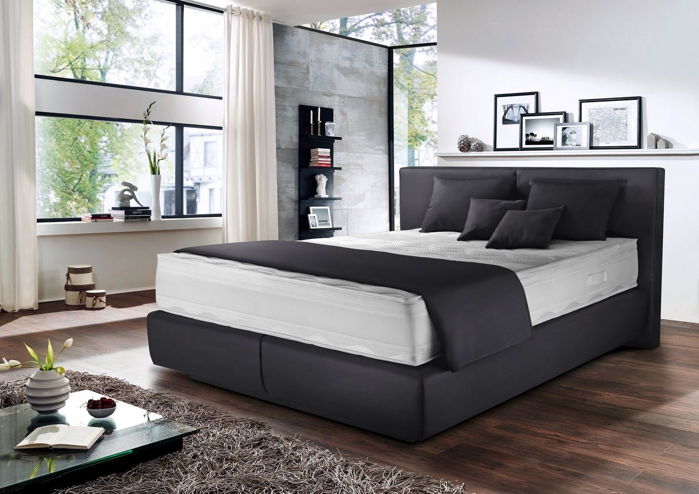 Winkle Boxspringbett Sonate 3000, 100% Made in Germany, Inklusive Bettkasten mit Gasdruckfeder von Winkle